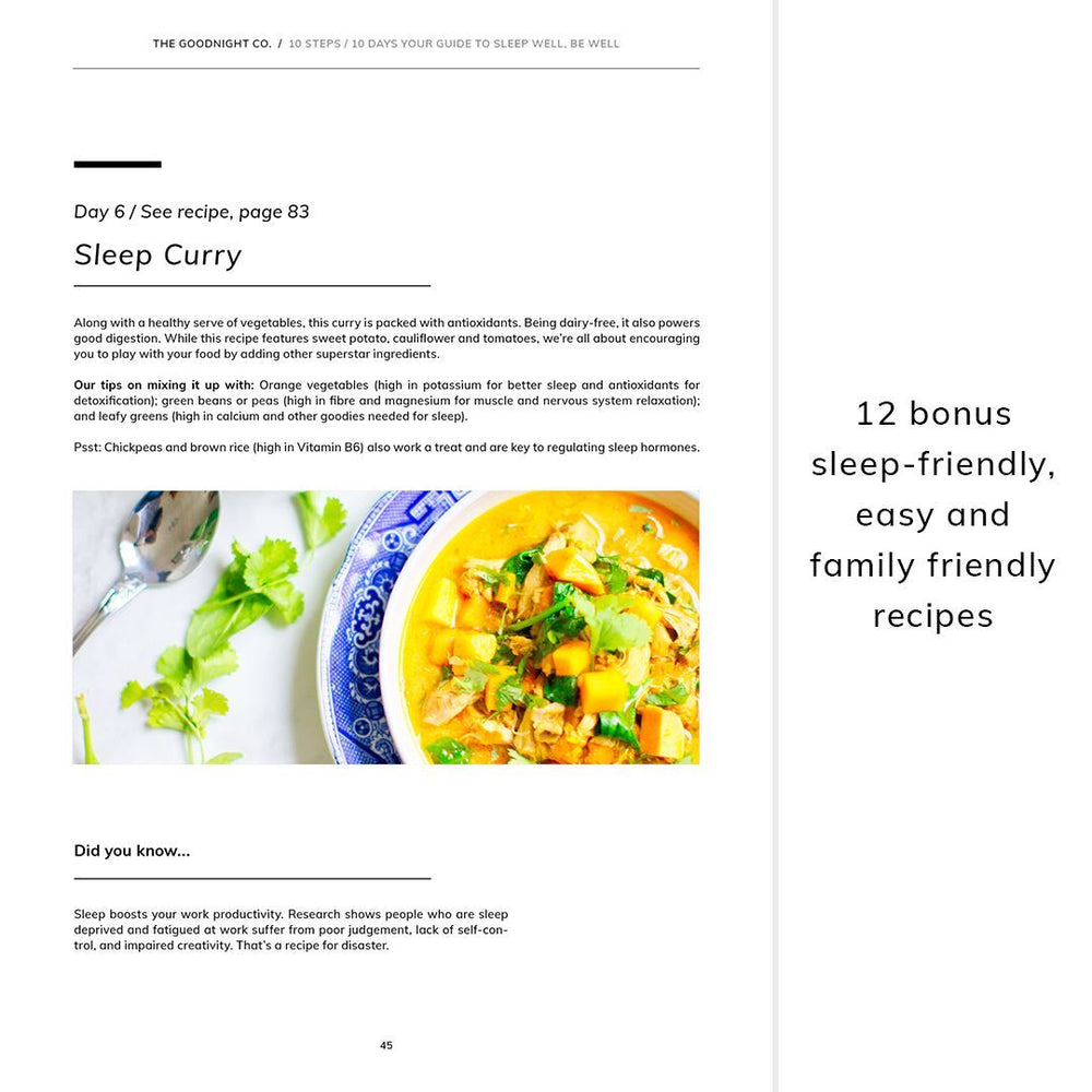 10 Steps / 10 Days: Sleep Routine Guide eBook The Goodnight Co. 
