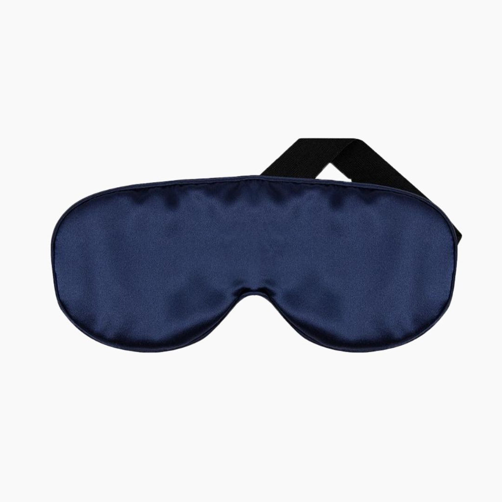Navy Silk Sleep Mask Australia The Goodnight Co.
