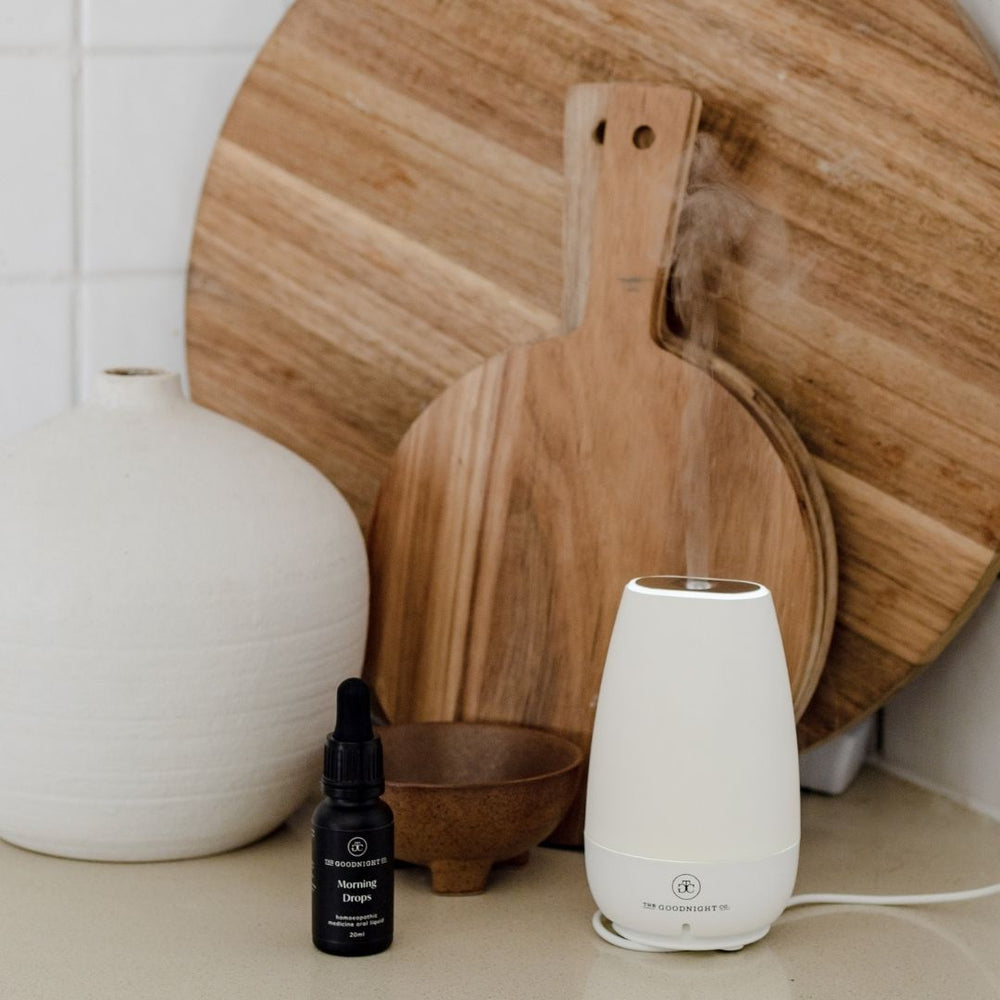 USB Portable Essential Oil Diffuser - White Diffuser The Goodnight Co. 