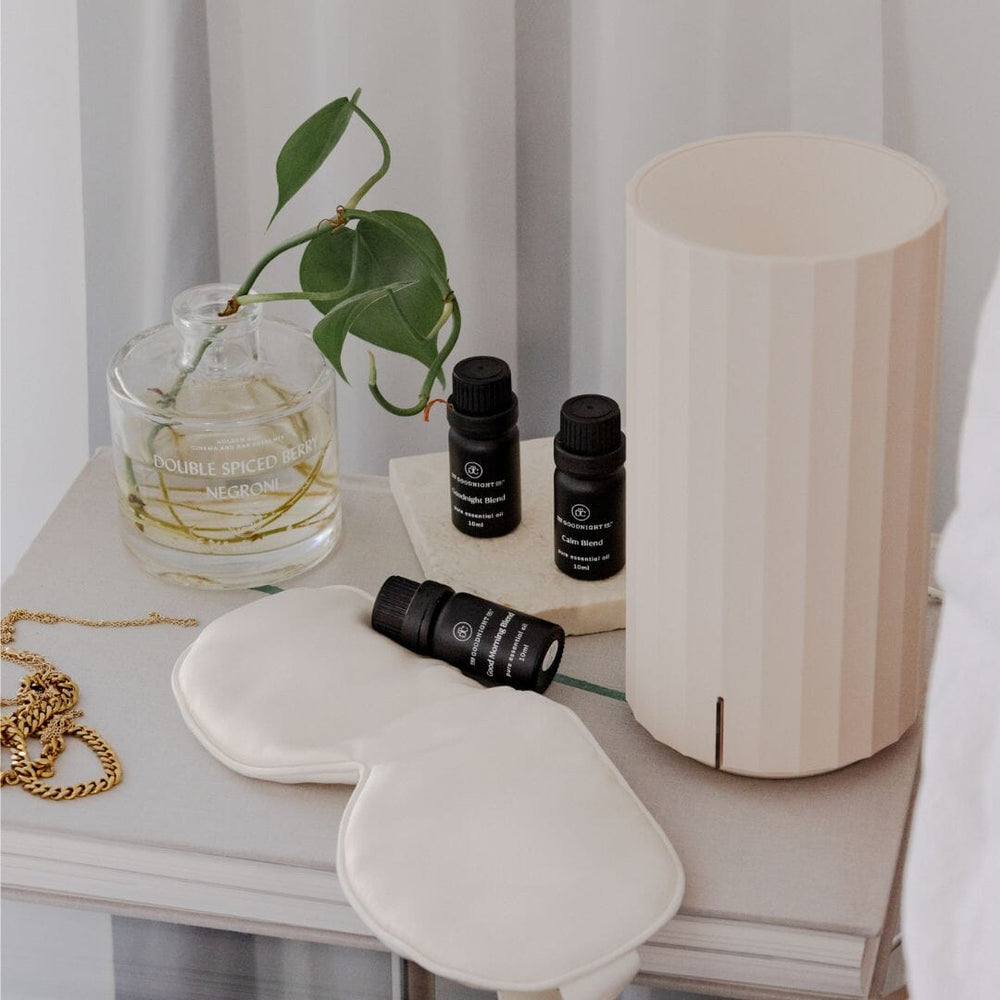 Wave Essential Oil Diffuser - Ecru Diffuser The Goodnight Co. 