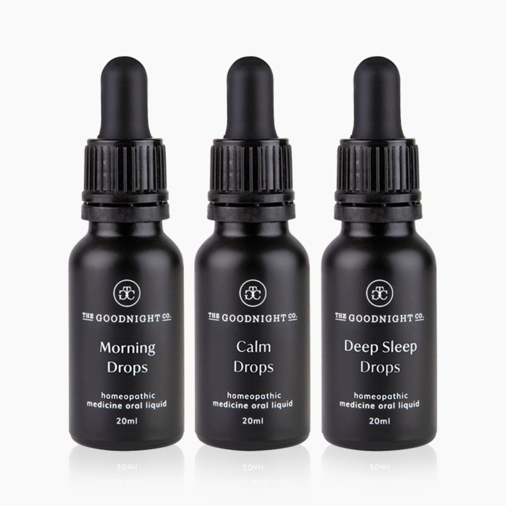 Visual Homeopathy Drop Homeopathic Drops Trio Kit Australia – The Goodnight Co.