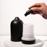 Ceramic Diffuser & Essential Oils Kit - Black