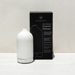 Ceramic Diffuser & Essential Oils Kit - White Diffuser Kit The Goodnight Co. 