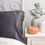 Silk Pillowcase Charcoal - King Size Silk Pillowcase The Goodnight Co. 